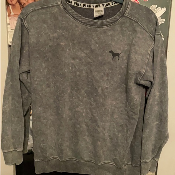 PINK Victoria's Secret Tops - grey PINK sweatshirt